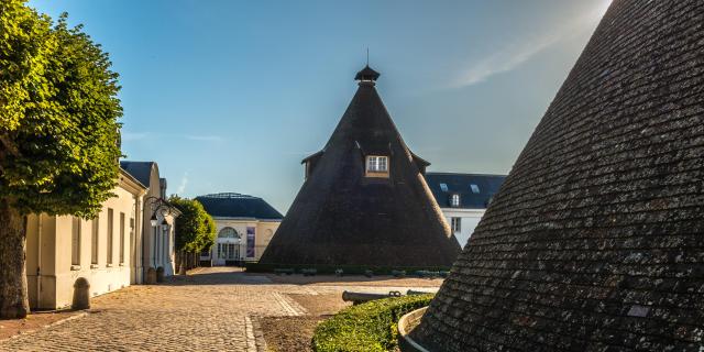 The former crystal glassworks furnaces, now Château de la Verrerie, Le Creusot.