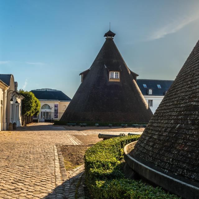 The former crystal glassworks furnaces, now Château de la Verrerie, Le Creusot.