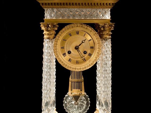 Restoration clock, circa 1820, Le Creusot, Musée de l'homme et de l'industrie.