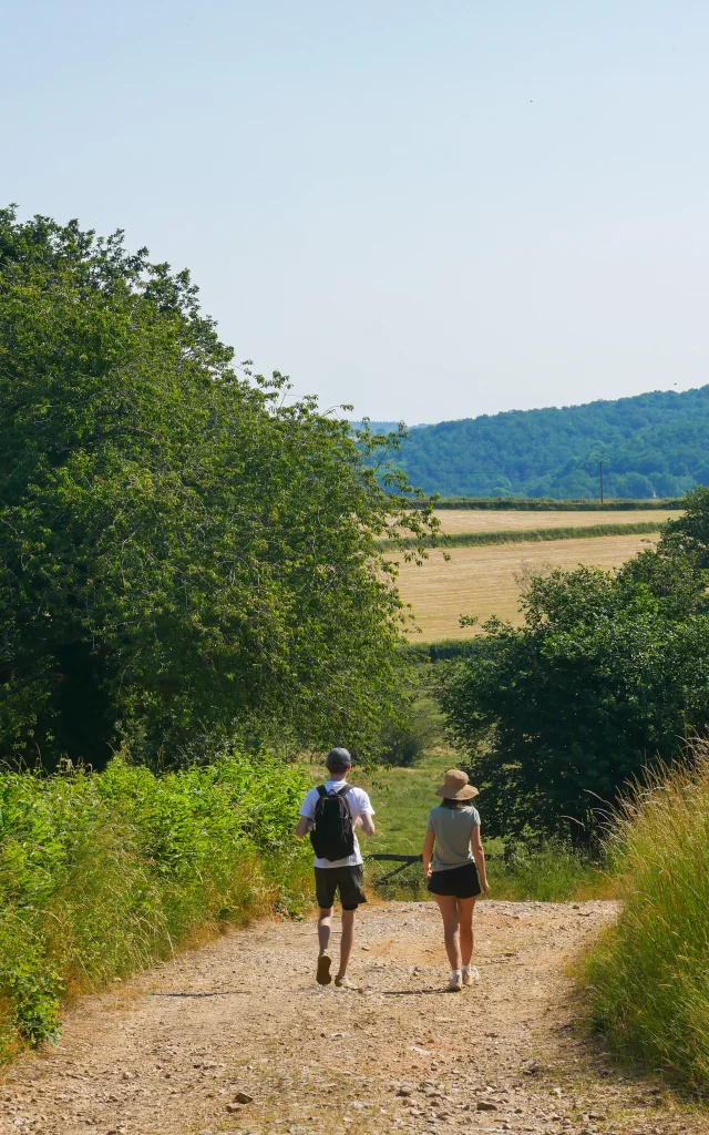 En randonnée du côté de Montcenis.