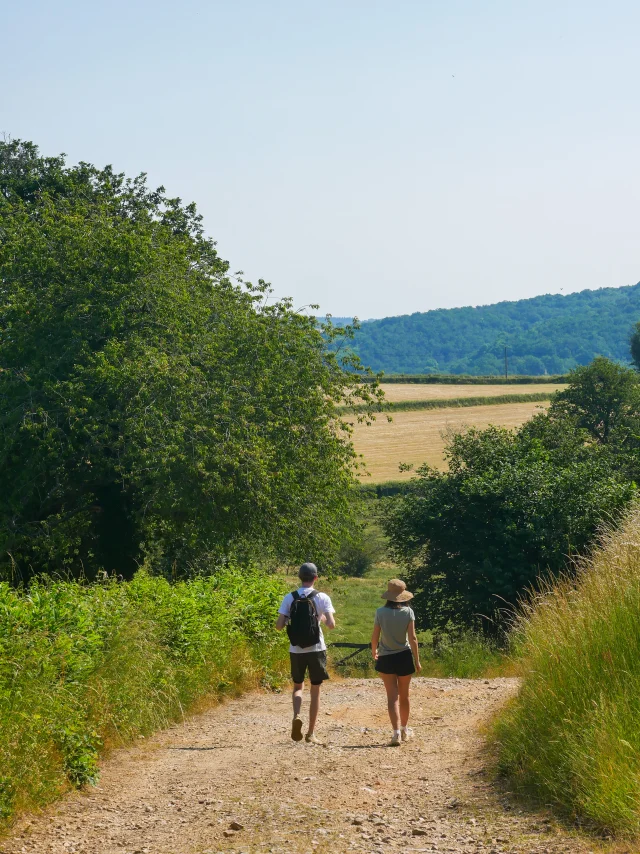 En randonnée du côté de Montcenis.