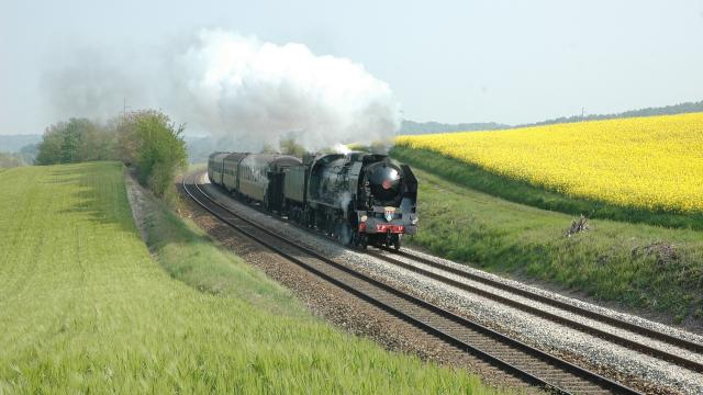 Voyage Vapeur de la Locomotive 241 P 17.