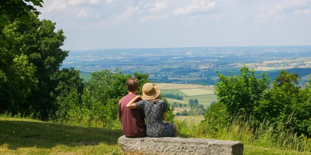 Panorama à Mont-Saint-Vincent.