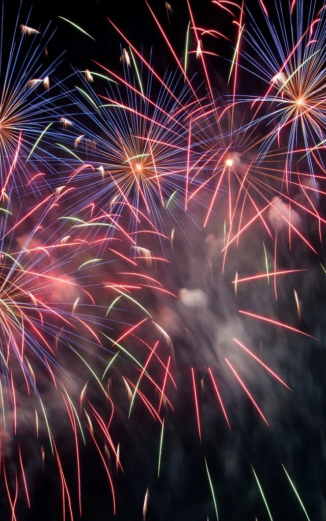 Feux d'artifice.