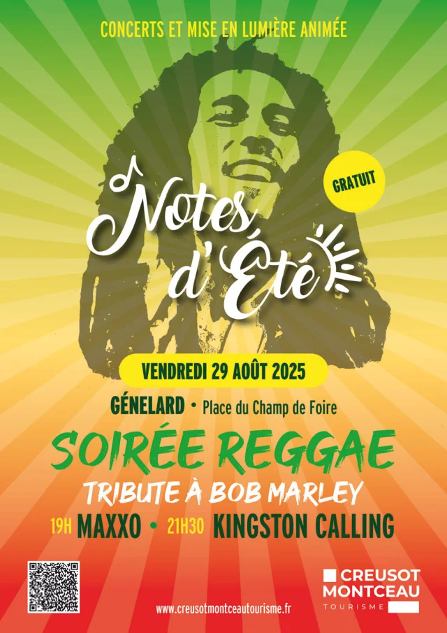 Affiche Notes d'Été à Génelard.