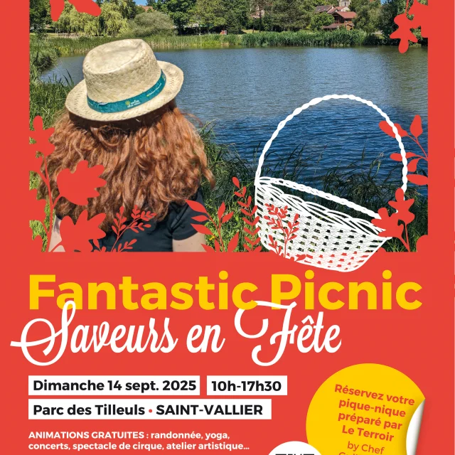 Affiche Fantastic Picnic 2025 à Saint Vallier.