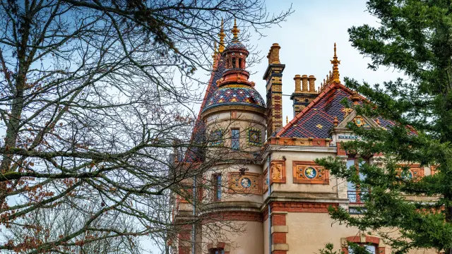 Villa Perrusson en hiver, Écuisses.