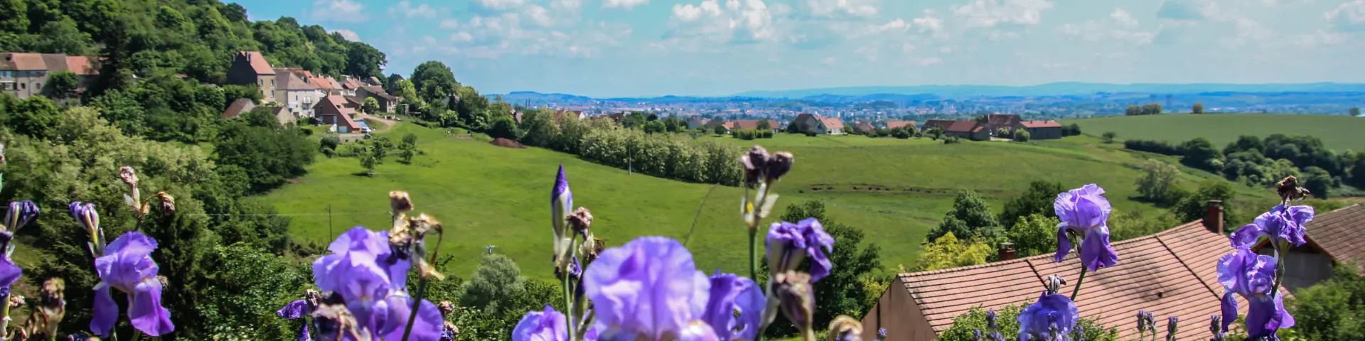 Panorama à Montcenis.