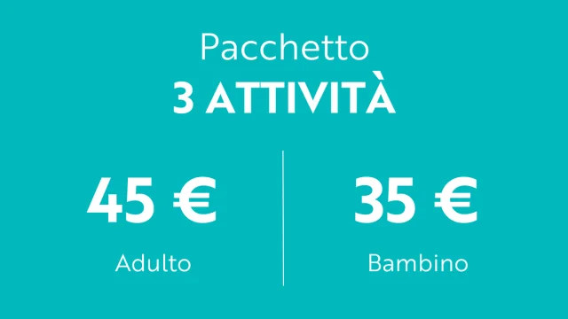 Offerta 3 attività in Costa Azzurra: 45 € adulti, 35 € bambini