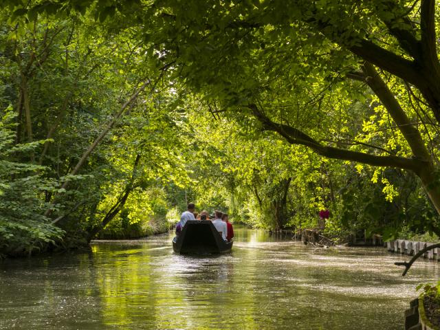 Amiens _ Les Hortillonnages _ Visite des Hortillonnages d'Amiens en barques © CRTC Hauts-de-France - Stéphane Bouilland