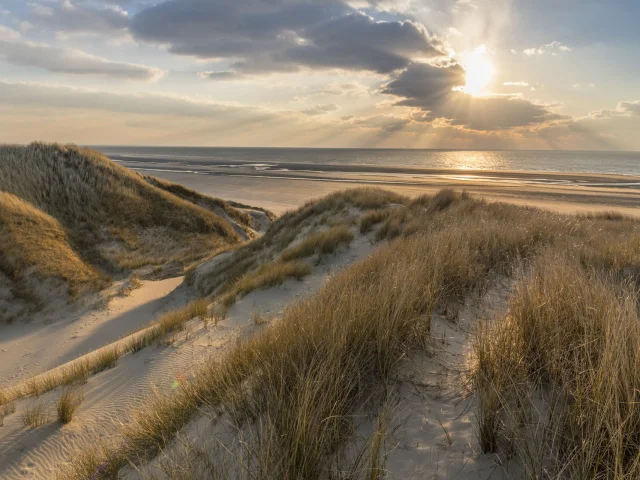 Les dunes du Marquenterre entre Fort-Mahon et la Baie d'Authie © CRTC Hauts-de-France - Stéphane Bouilland