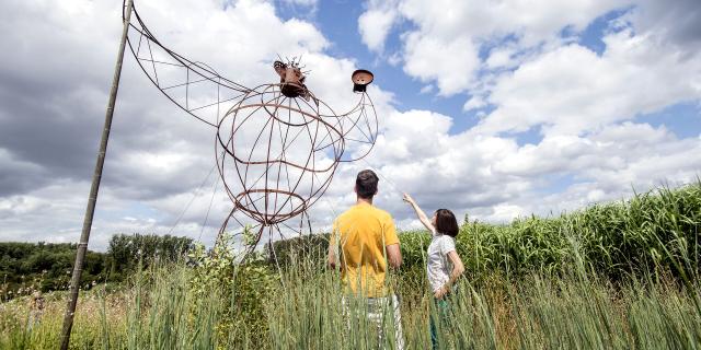 Houplin-Ancoisne, Mosaïc Le jardin des cultures ©CRTC Hauts-de-France - Sébastien Jarry