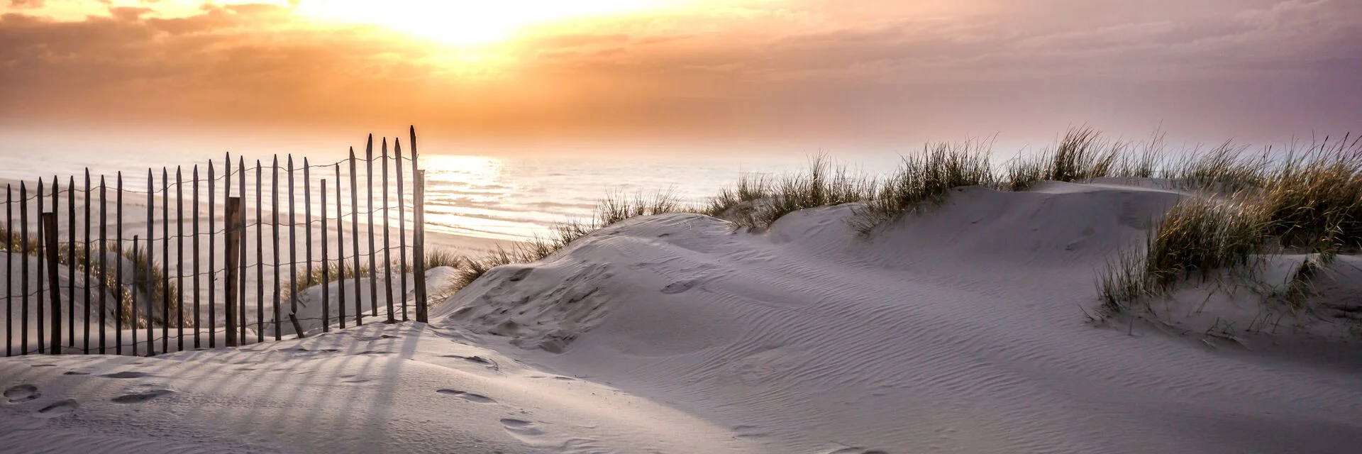 Dünen bei Sonnenuntergang in Le Touquet-Paris-Plage, Copyright: CRTC Hauts-de-France - Ishak Najib