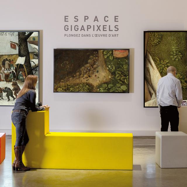 Lille _ Palais des Beaux-Arts _ Atrium Espace Gigapixels © Palais des Beaux-Arts de Lille – Jean-Marie Dautel