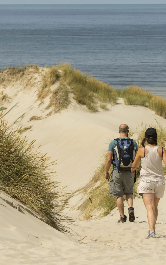 Saint-Quentin-en-Tourmont, Marquenterre, Baie de Somme, Sentier d'accès à la mer, ©CRTC Hauts-de-France - Stéphane BOUILLAND