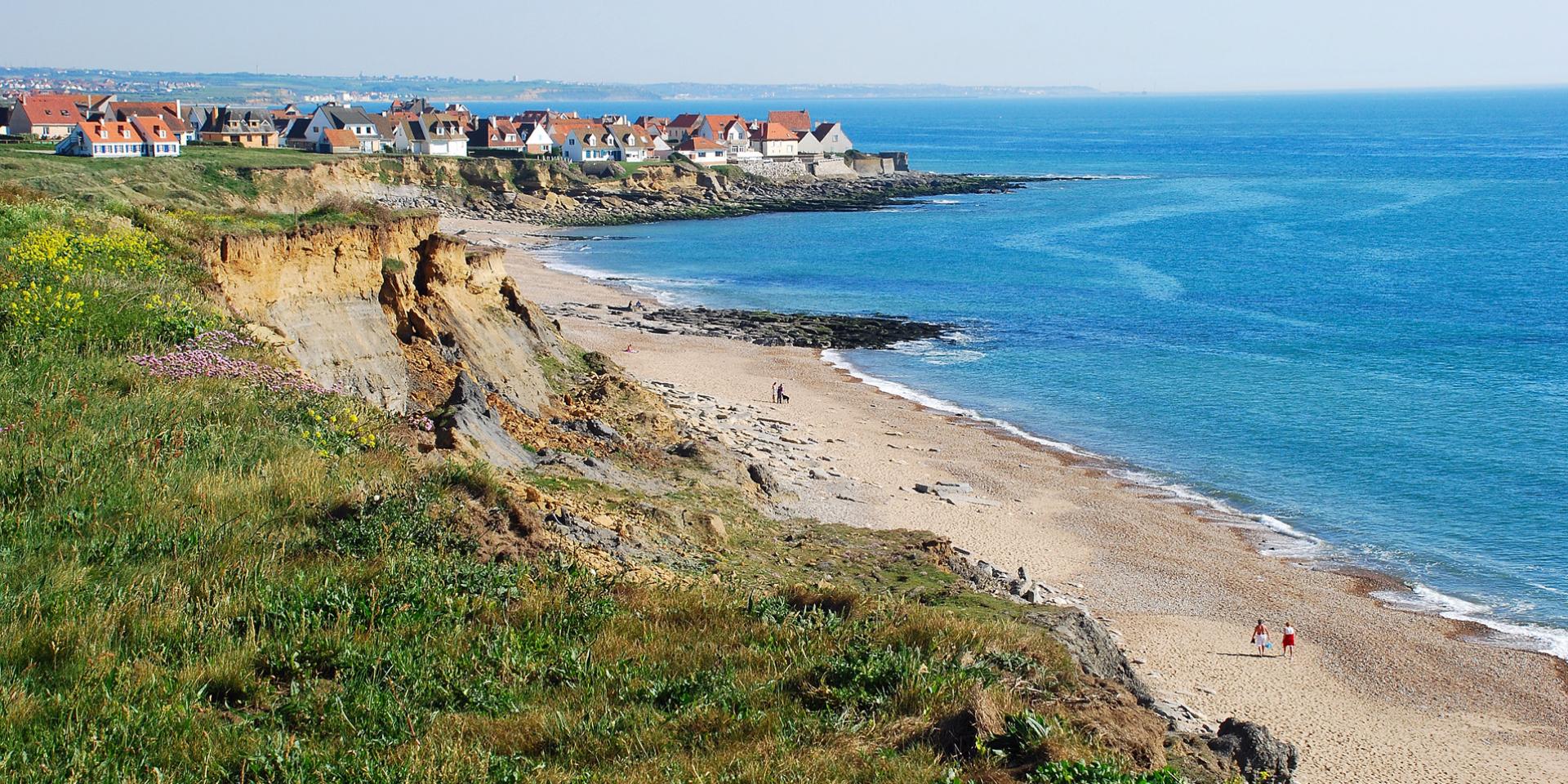 Audresselles Le Cran Aux Oeufs Vue sur le village © C.Cholez Terre Des 2 Caps Tourisme