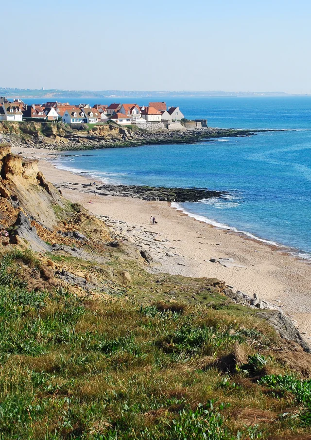 Audresselles Le Cran Aux Oeufs Vue sur le village © C.Cholez Terre Des 2 Caps Tourisme