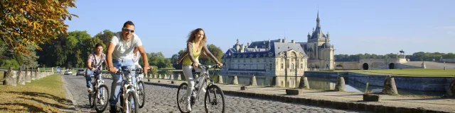 Chantilly à vélo© CRTC Hauts-de-France – Vincent Colin