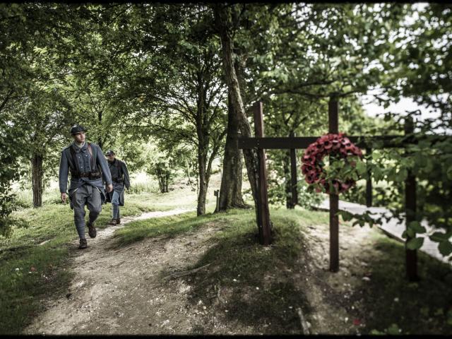 La Boisselle_Commémoration de la Bataille de la Somme le 1er juillet 1916 autour du Lochnagar Crater ©CRTC Hauts-de-France-Frederik Astier