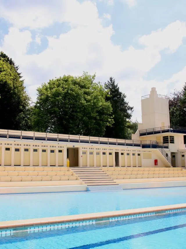 La Piscine Art Déco Cp Ville De Bruay La Buissière