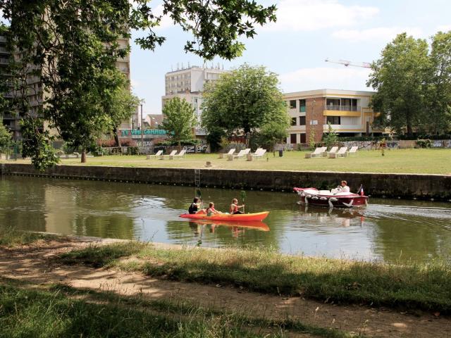 Noordfrankrijk, Lille, Kayak sur la Deüle