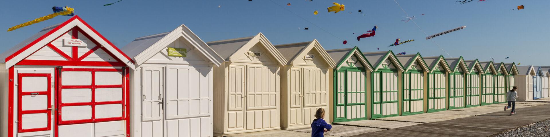 Noordfrankrijk_Cayeux-sur-Mer_Cabanes de plage © Hauts-de-France Tourisme_Stephane Bouilland