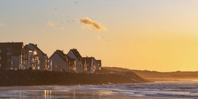 Wissant_Au Coucher Du Soleil En Hiver ©Hauts-De-France Tourisme - Nicolas Bryant