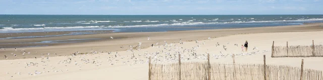 Merlimont Maman Et Enfant Sur La Plage Hauts De France Tourisme Fabien Coisy