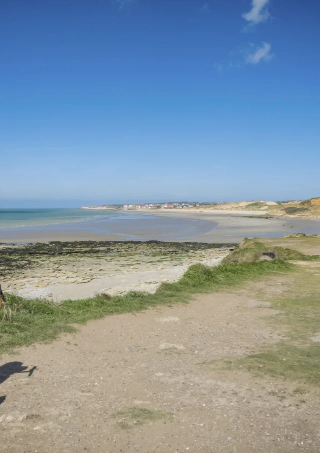 Côte d'Opale, Cycliste sur la Plage