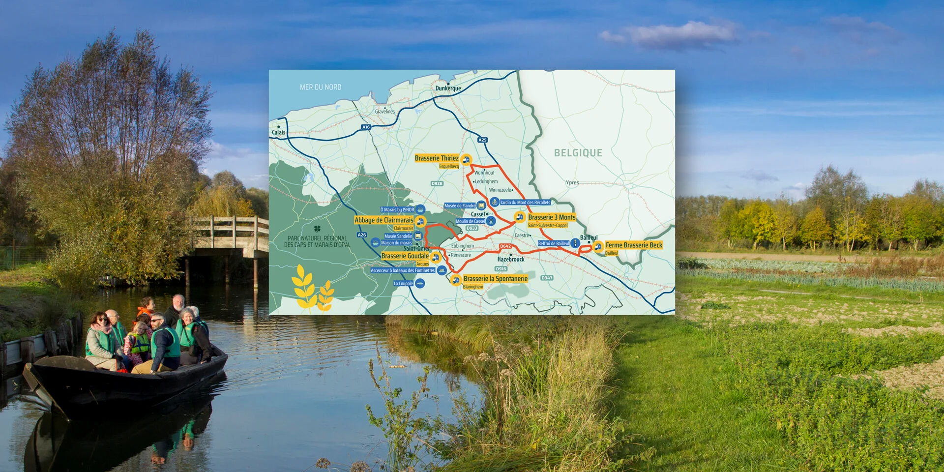 Route De La Biere Carte Boucle Flandre Audomarois