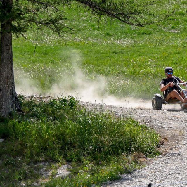 Karting dans la station de Serre-Chevalier