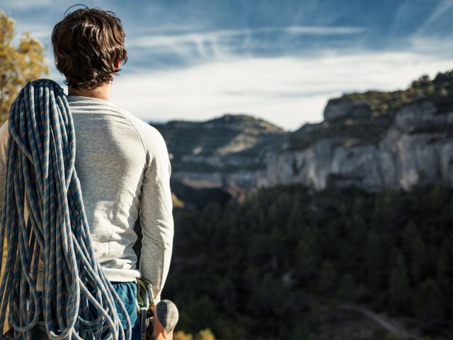 Rock climbing