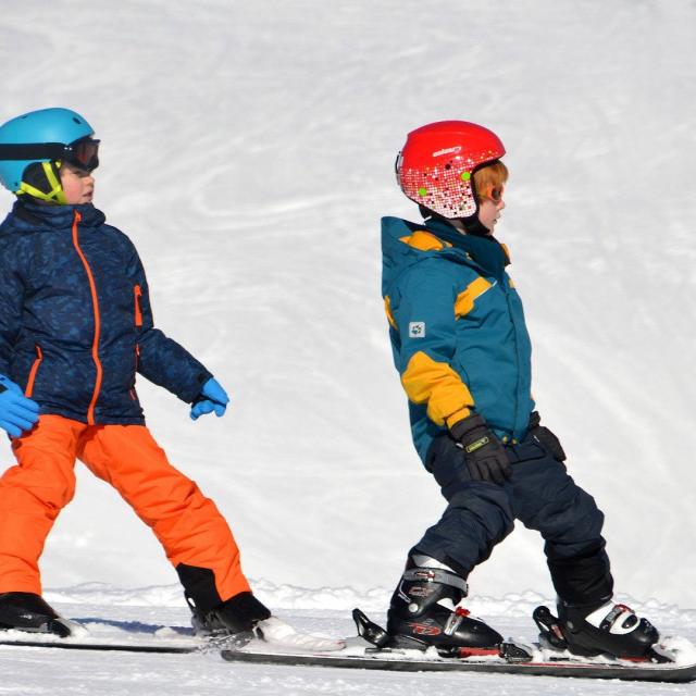 Enfants Ski Soleilhas Vauplane Alpes Bipixabay