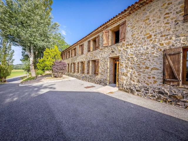 Vue Bâtisse La Bastide du logis du pin Verdon Provence