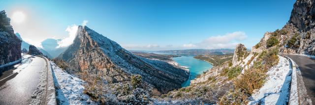 Lac Sainte Croix Du Verdon En Hiver