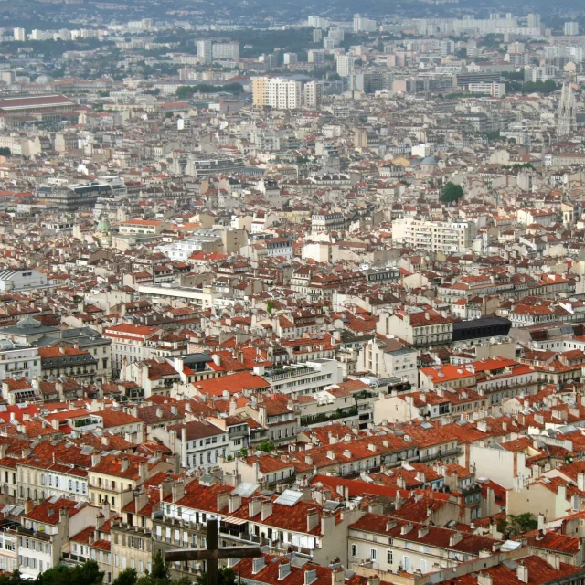 Ville de Marseille vue du ciel