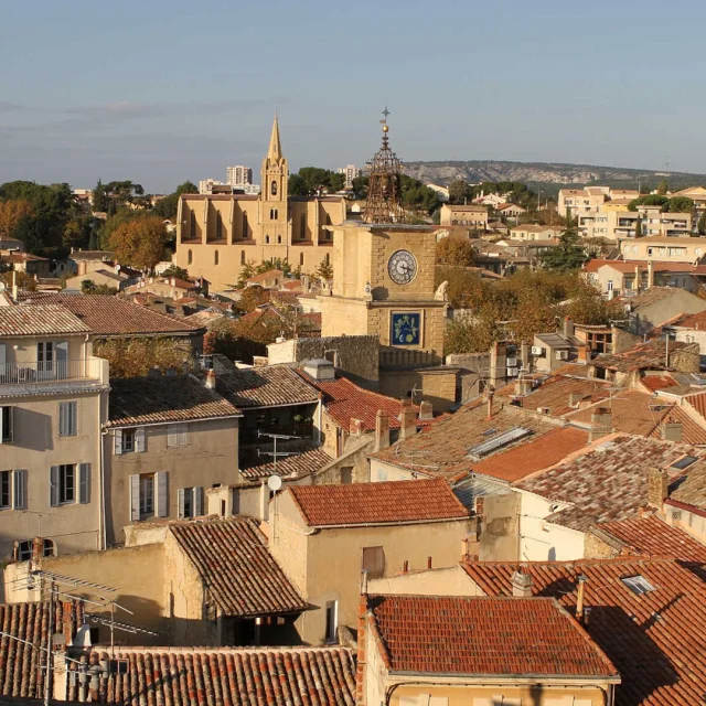 Roofs of Salon De Provence Bouches Du Rhone