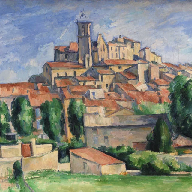 Gardanne vue horizontale par Paul Cezanne