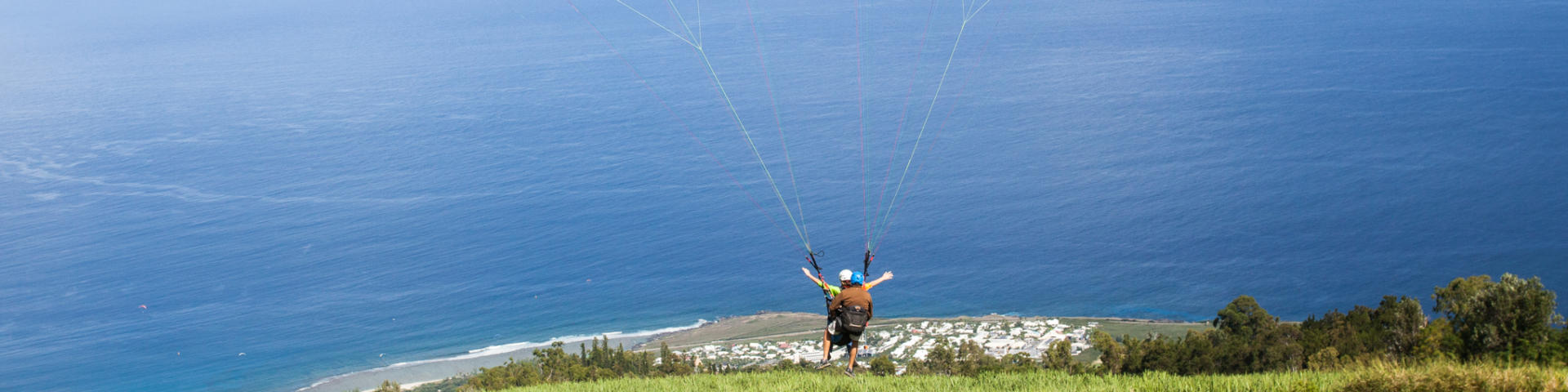 Saut parapente, La Réunion