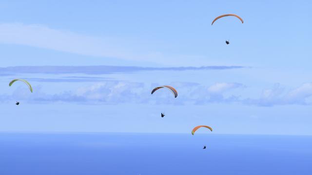 Parapente sur l'île de La Réunion
