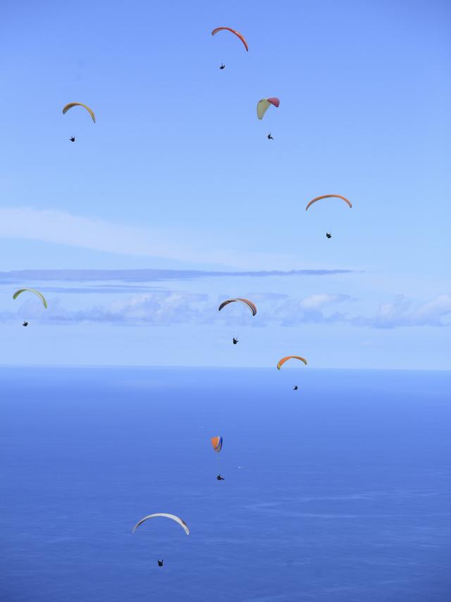 Parapente sur l'île de La Réunion