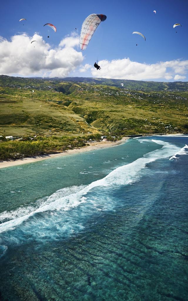 parapente, La Réunion