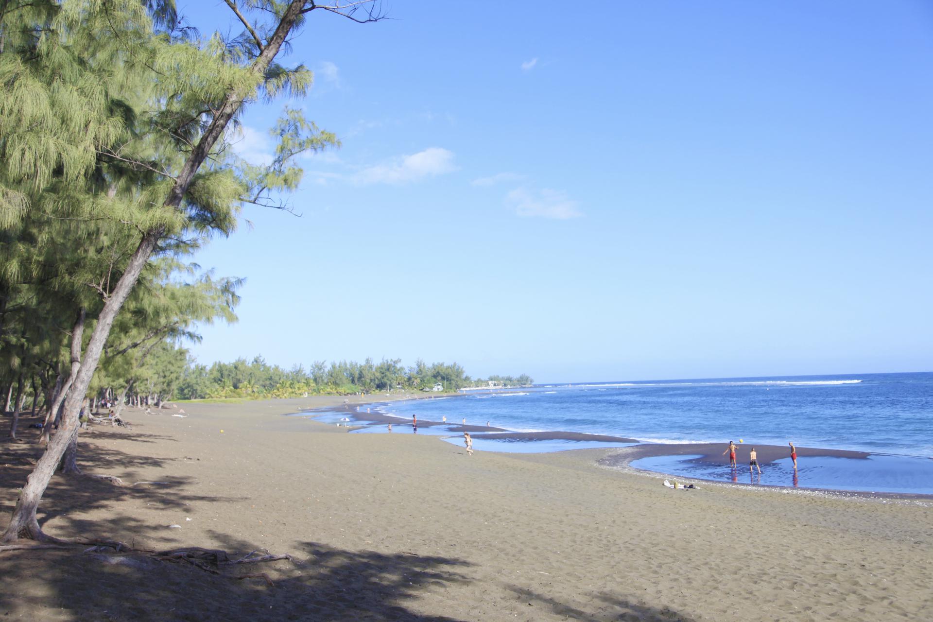 Plage étang salé