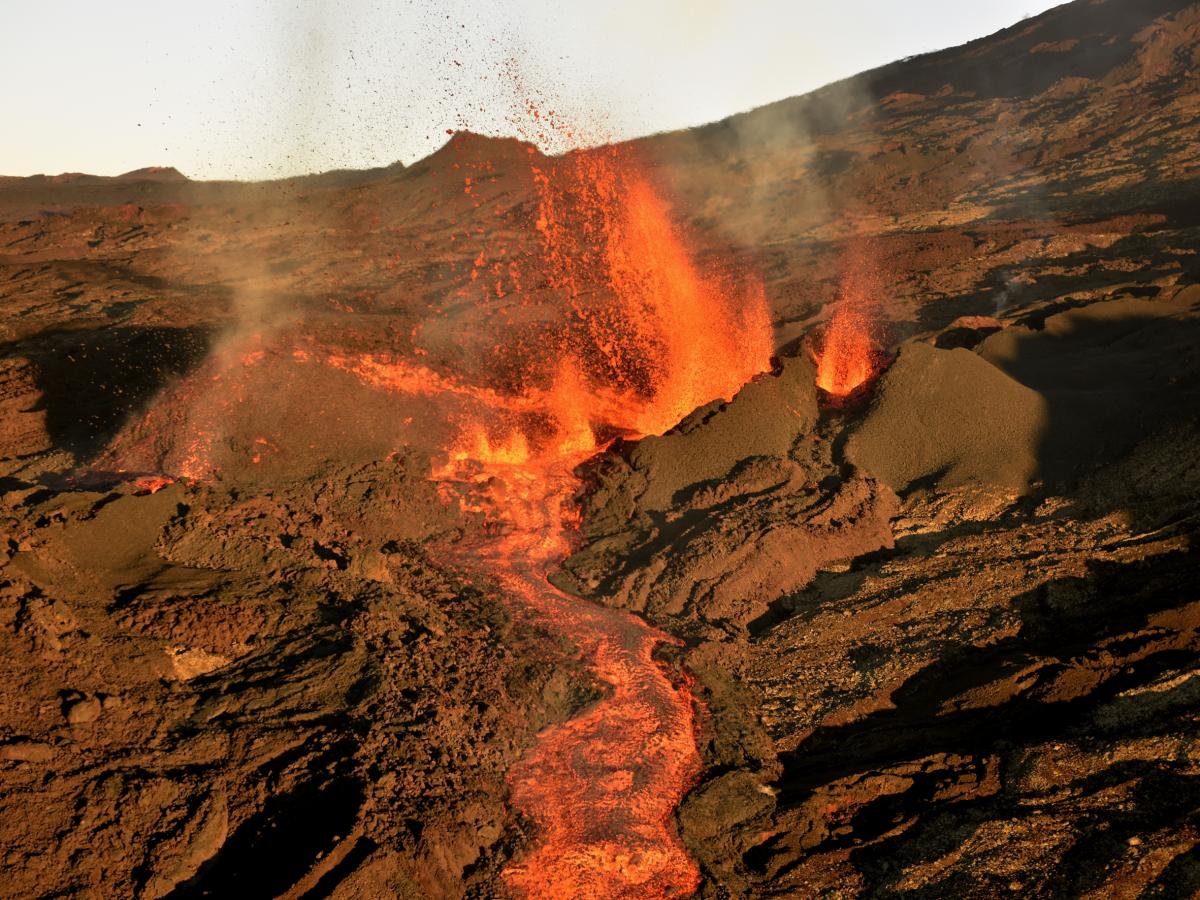 5 atemberaubende Fotos vom Piton de la Fournaise Île de la Réunion