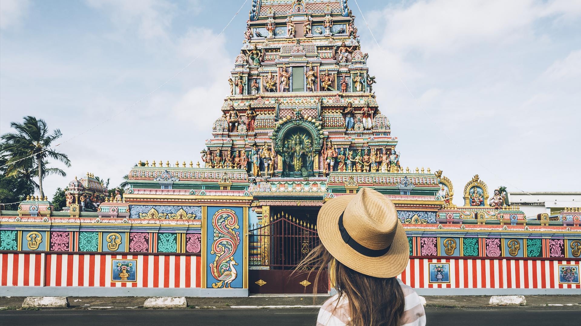 Hindu-Tempel auf Réunion