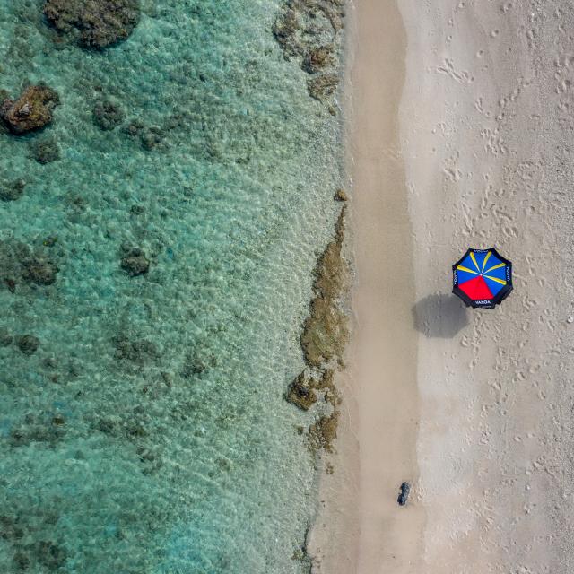 Plage Lagon Réunion - Credit Irt Dronecopters Jonathan Payet - 07 2022