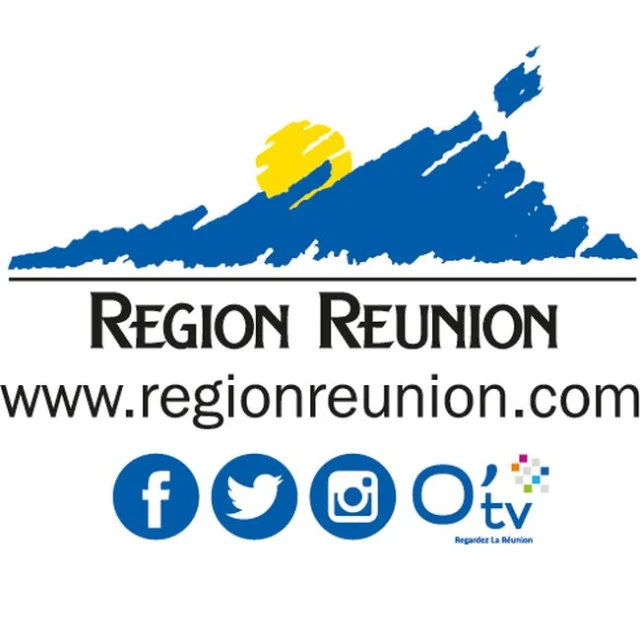 Logo Région Réunion Carré Topot Guide