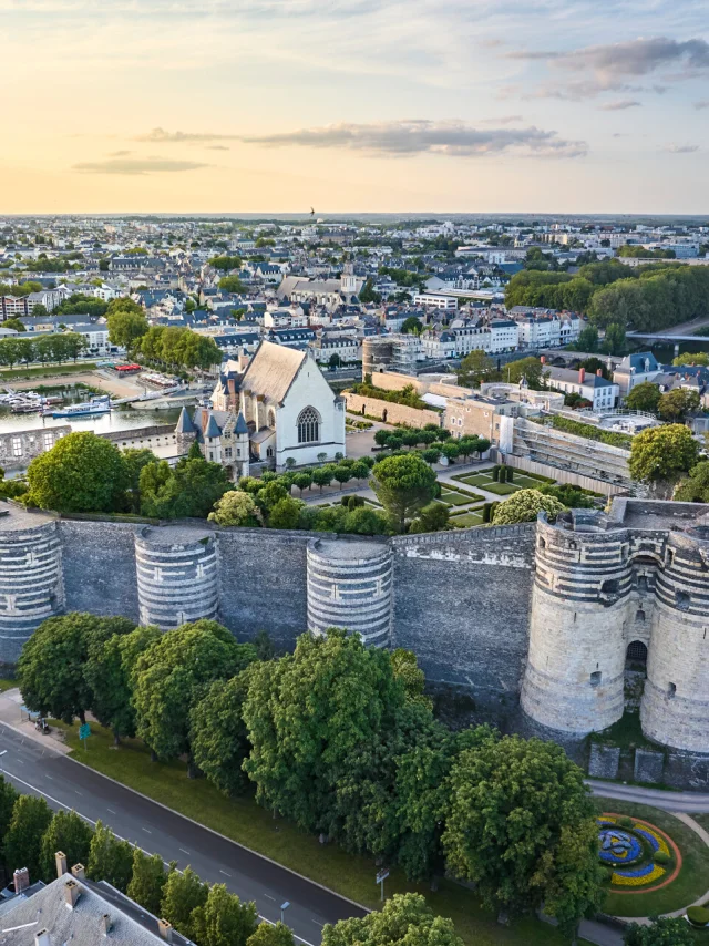Castillo de Angers visto desde arriba