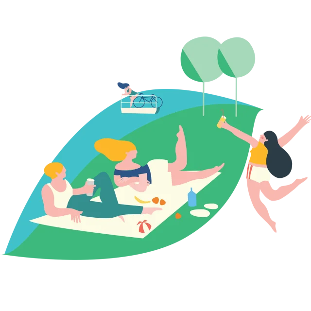 Ilustración picnic