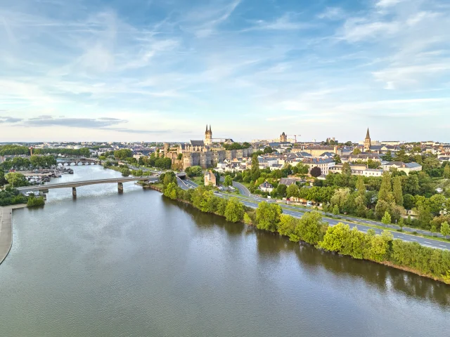 Aerial view Angers A Lamoureux